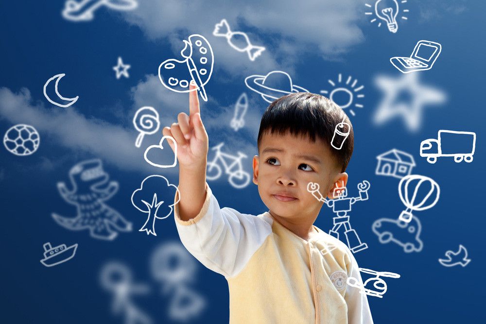 5 Cara Seru Melatih Imajinasi Anak