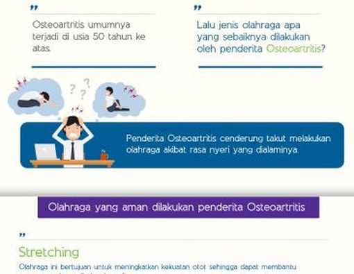 Penderita Osteoartritis Masih Bisa Olahraga?