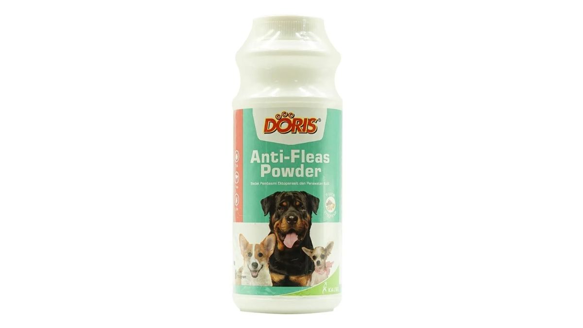 3. Doris Anti Fleas 100 gr - Bedak Anjing