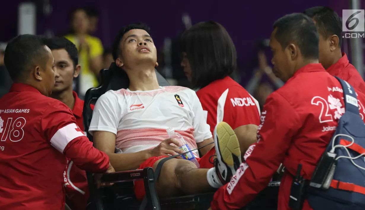 Anthony Ginting Alami Kram Otot Saat Berlaga di Asian Games