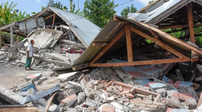 Gempa Lombok Akibatkan Korban Tewas dan Luka-Luka