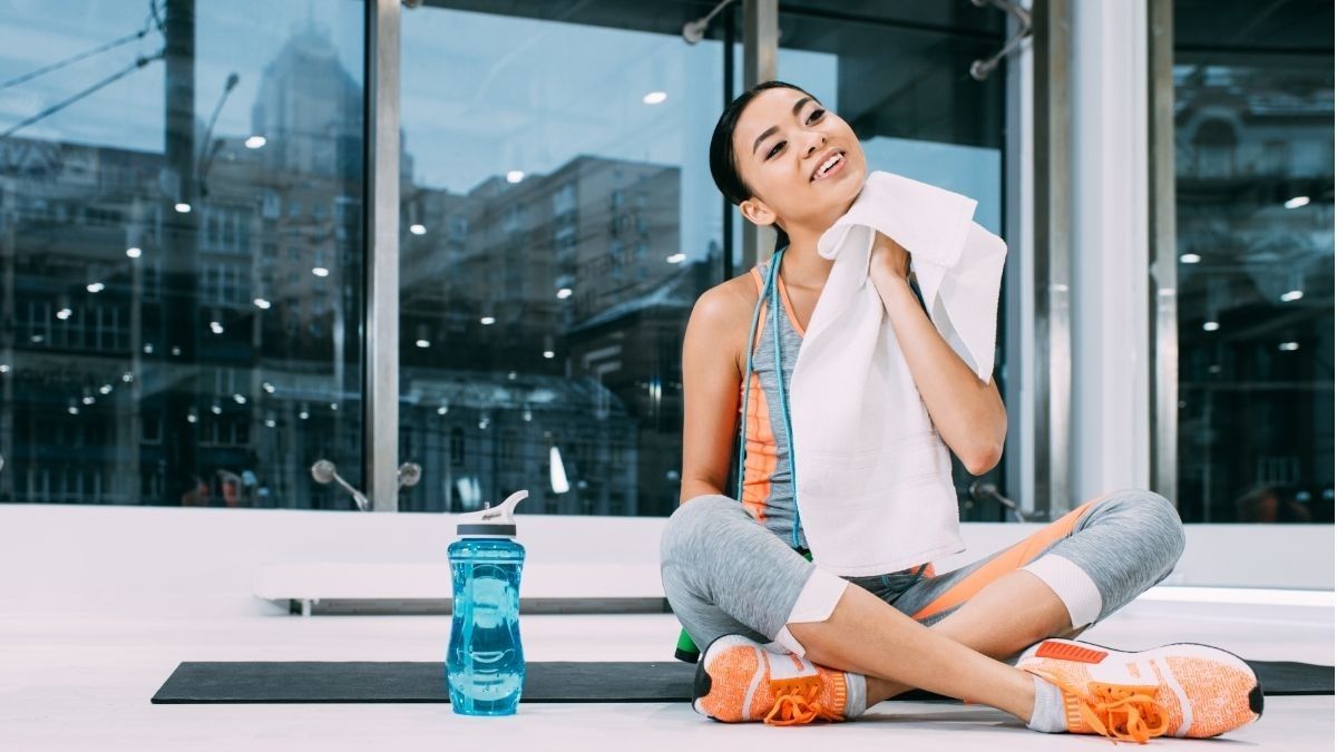 Lap Leher saat Berkeringat