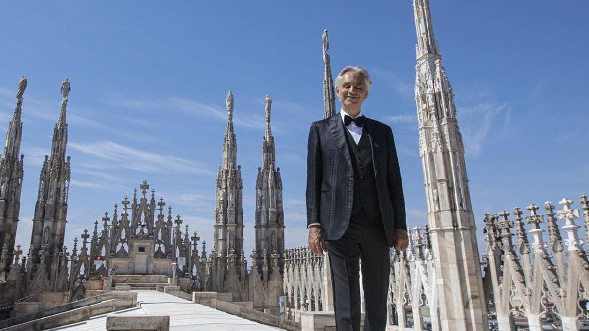 Penyanyi Tenor Italia, Andrea Bocelli dan Keluarga Positif COVID-19!