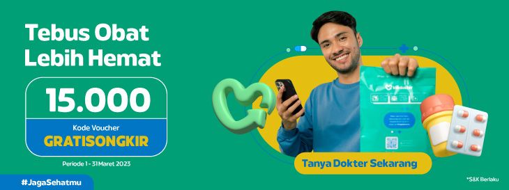 Gratis Ongkir Penebusan Resep dari Chat Dokter