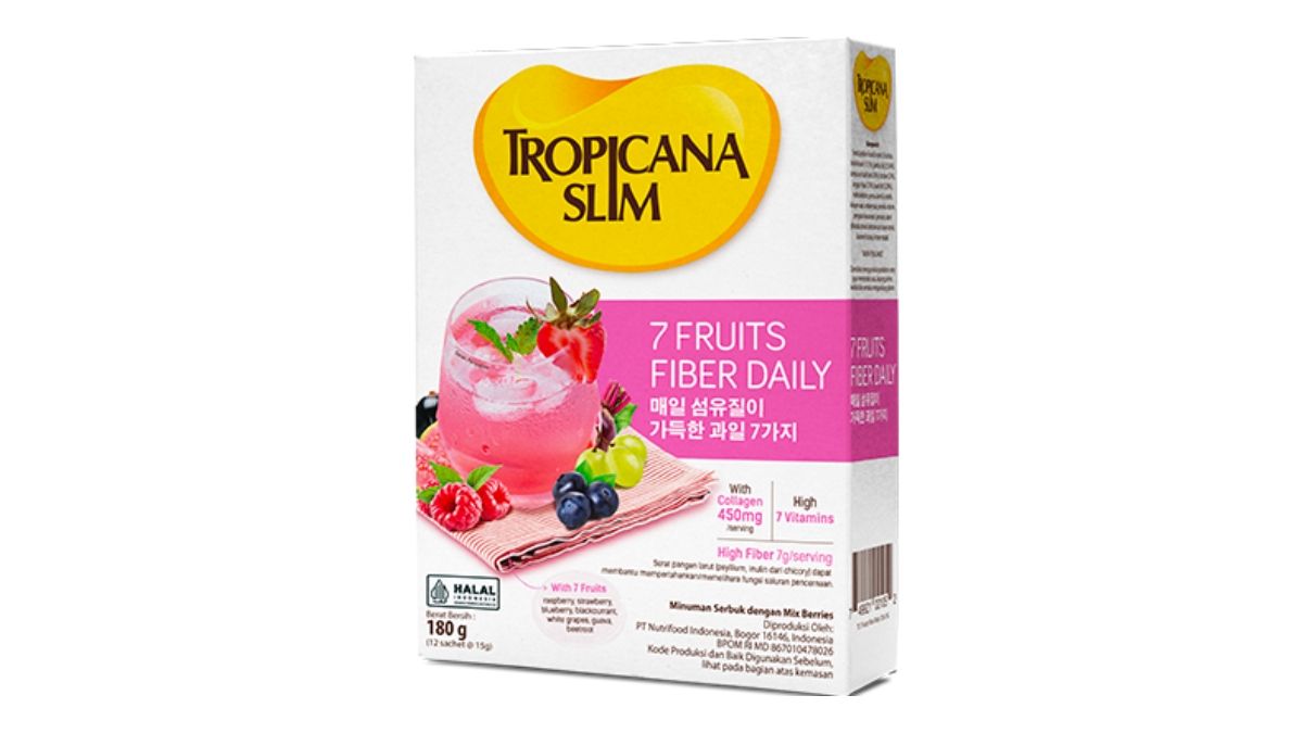 9. Tropicana Slim 7 Fruits Fiber Daily Drink with Collagen