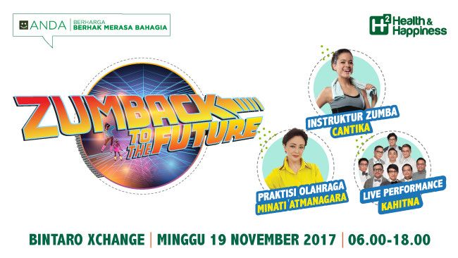Ingin Bergoyang Zumba dan Nonton Kahitna? Cek di sini Caranya!