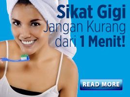 Sikat Gigi Jangan Kurang Dari 1 Menit!