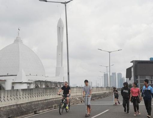 Tips agar Tak Tertular Penyakit di Keramaian Car Free Day