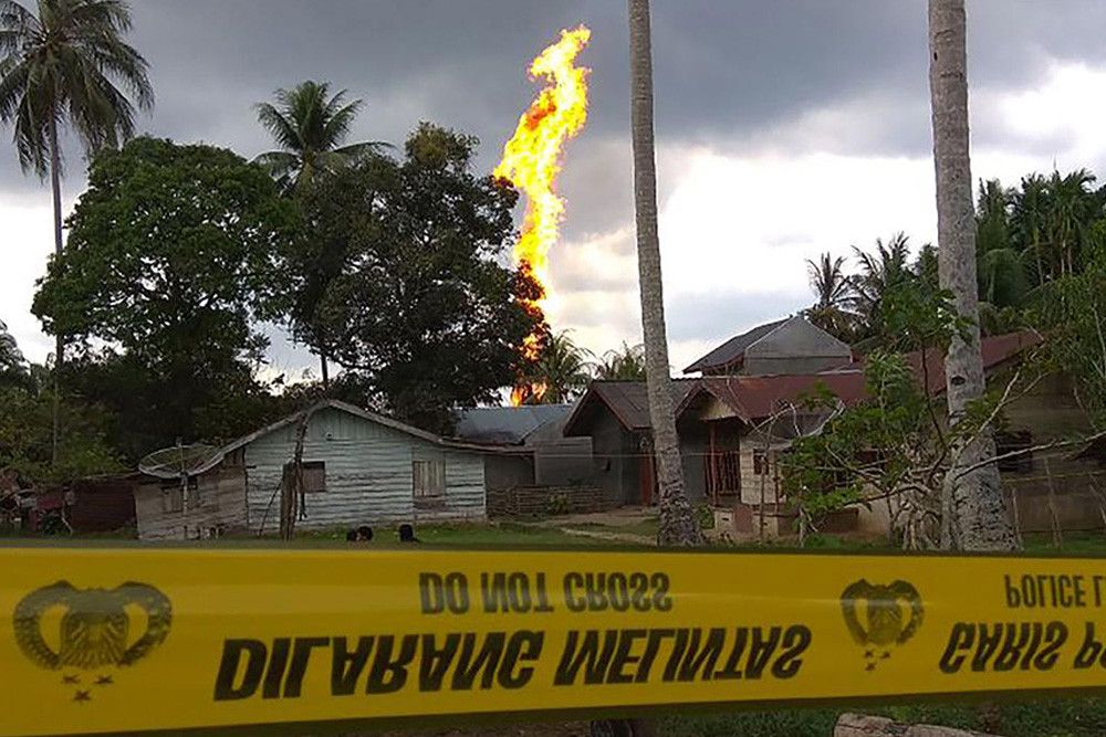 Kebakaran Sumur Minyak di Peureulak Aceh, Telan Korban