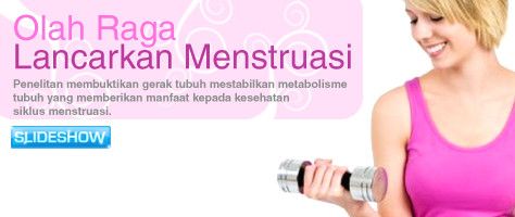 Olah Raga Lancarkan Menstruasi