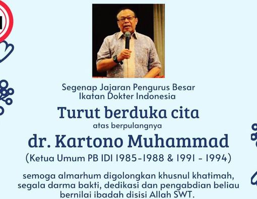 Mantan Ketua IDI, Kartono Muhammad Wafat Setelah Alami Stroke