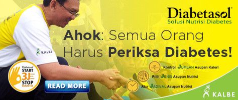 Ahok: Semua Orang Harus Periksa Diabetes!