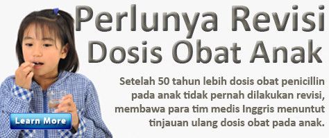 Dosis Obat Anak Perlu di Tinjau Ulang