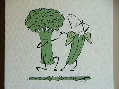 Brokoli &amp; Pisang Raja Menyehatkan Usus