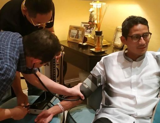 Sandiaga Uno Sempat Kena Gangguan Lambung dan Radang Tenggorokan