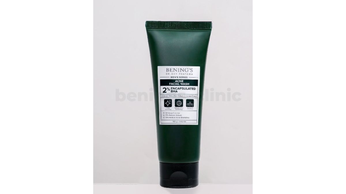 13. Bening’s Acne Facial Wash Men