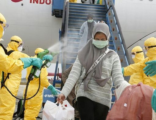 Semprotan Desinfektan Untuk WNI dari Wuhan, Efektifkah?