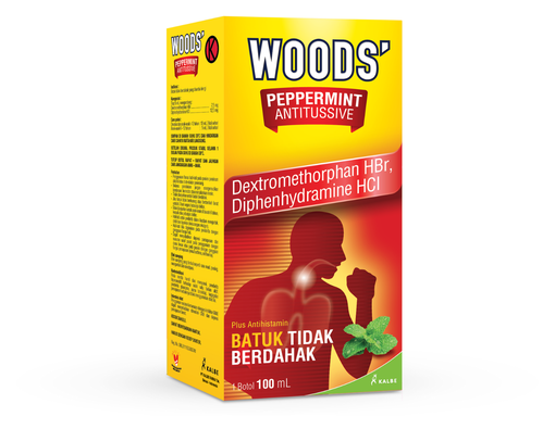 Woods Peppermint Antitussive 100 mL -  Manfaat, Dosis, dan Efek Samping