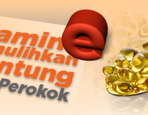 Vitamin E Pulihkan Perokok