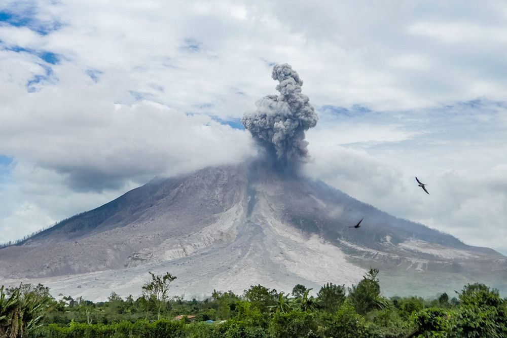 Gunung Sinabung Meletus, Ini Dampak Kesehatan yang Timbul