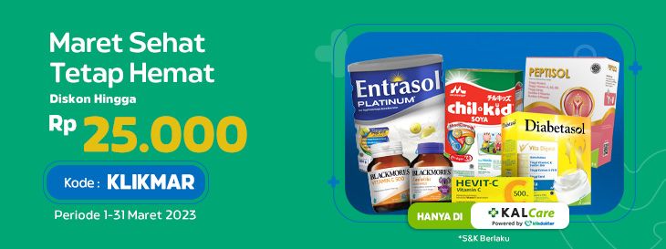 Voucher Platform Kalcare.com Maret 2023