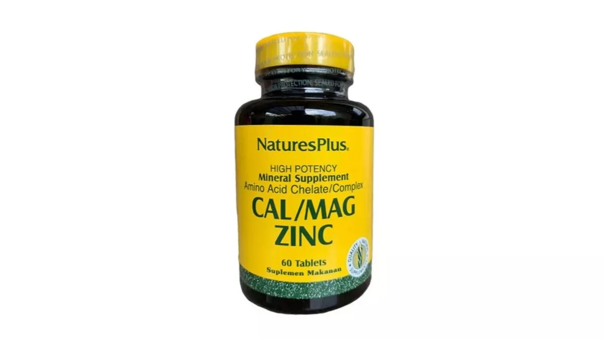 5. Natures Plus Cal Mag Zinc 60 Tablet