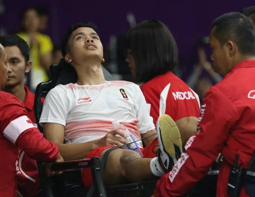 Anthony Ginting Alami Kram Otot Saat Berlaga di Asian Games