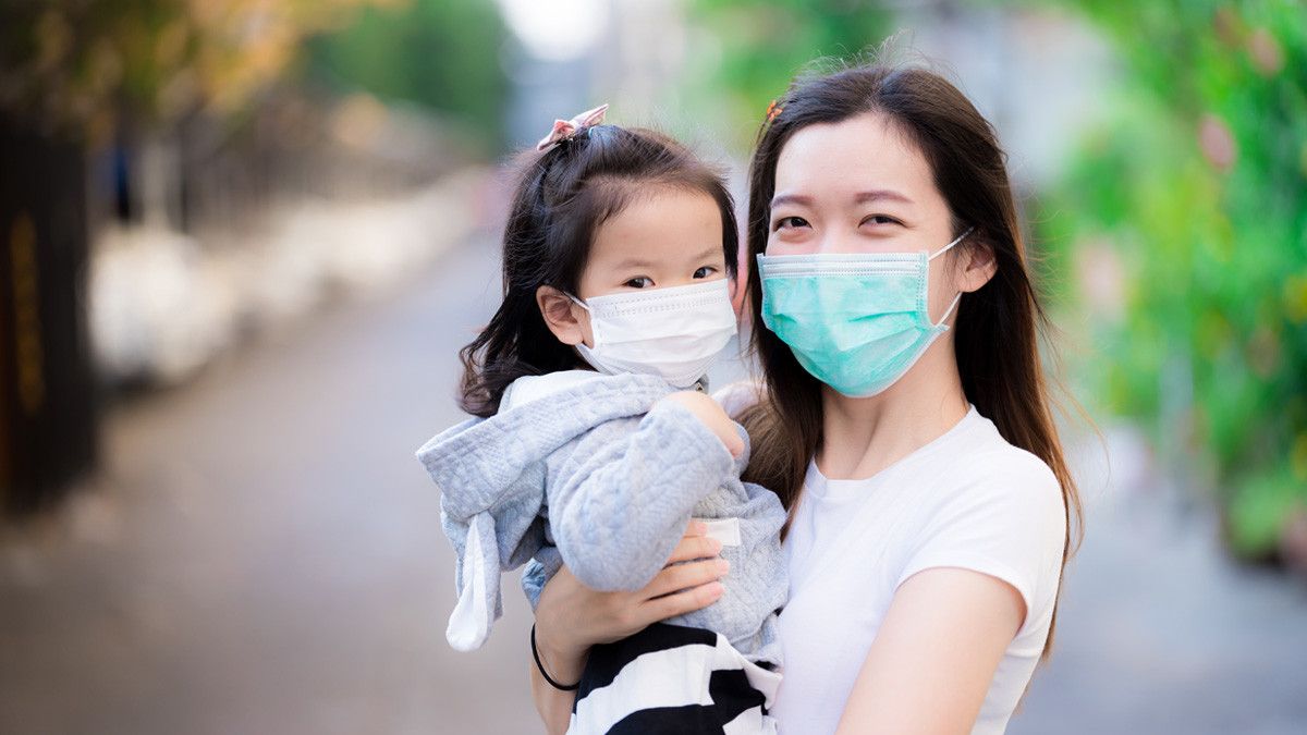 Anak Aman dari Gangguan Pernapasan Saat Normal Baru, Ini Tipsnya