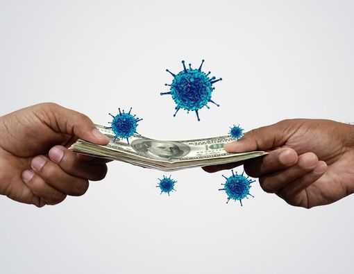 Waspada, Virus Corona Bertahan Lama di Uang Kertas dan Ponsel!