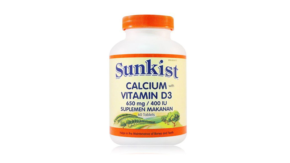 Sunkist Calcium With Vitamin D