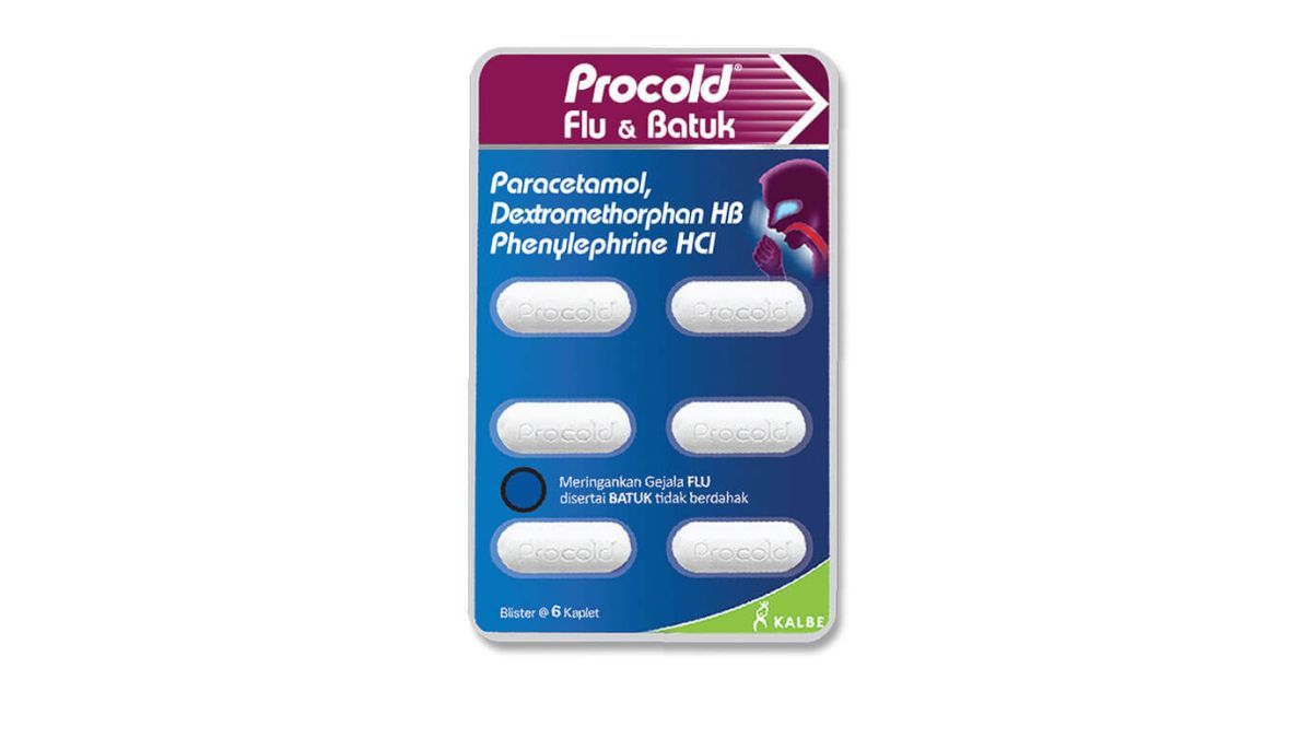 Procold Flu dan Batuk Blister 6 Kaplet