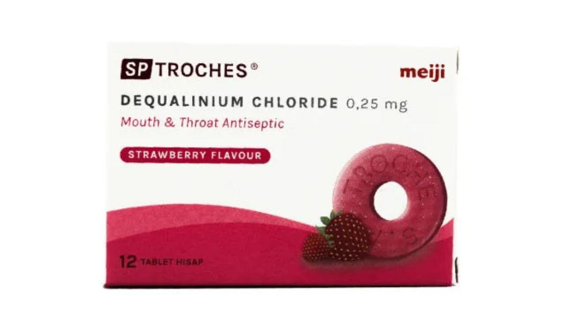 SP Troches Strawberry 12 Tablet