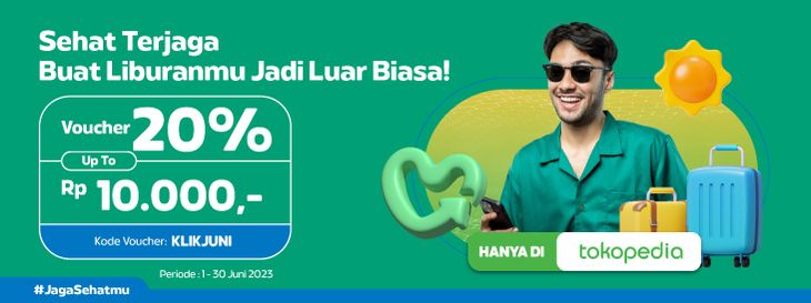 Voucher Platform Tokopedia Klikdokter Official Store Juni 2023