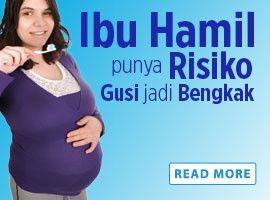 Ibu Hamil Punya Risiko Gusi Jadi Bengkak