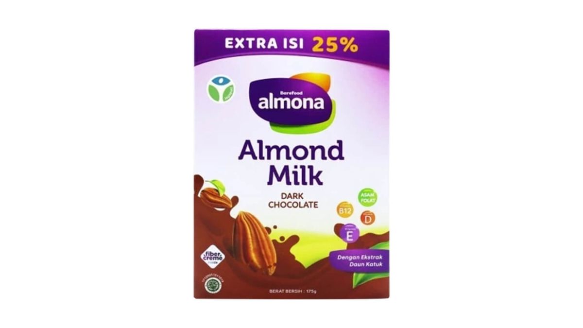6. Almona Almond Milk Dark Coklat