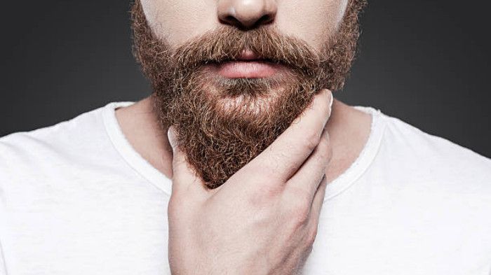 Ilustrasi jenggot janggut kumis