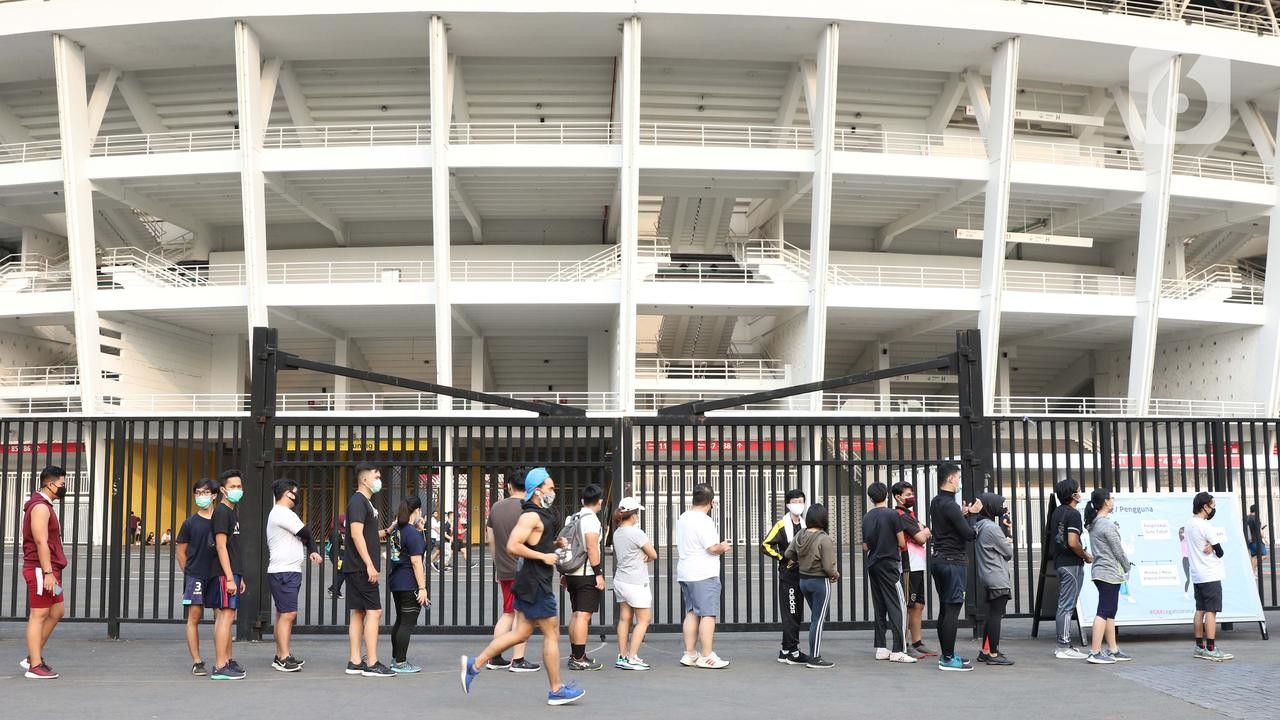 Masuk Masa Transisi, Kawasan GBK Dipadati Orang Berolahraga, Amankah?