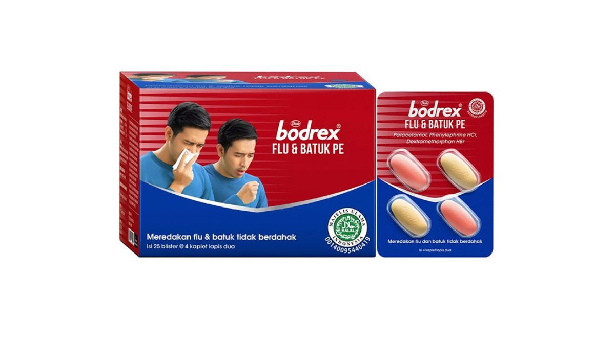 Bodrex Flu dan Batuk Tidak Berdahak 4 Kaplet