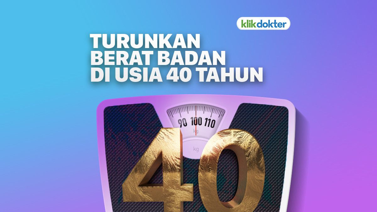 Kiat Menurunkan Berat Badan di Usia 40-an