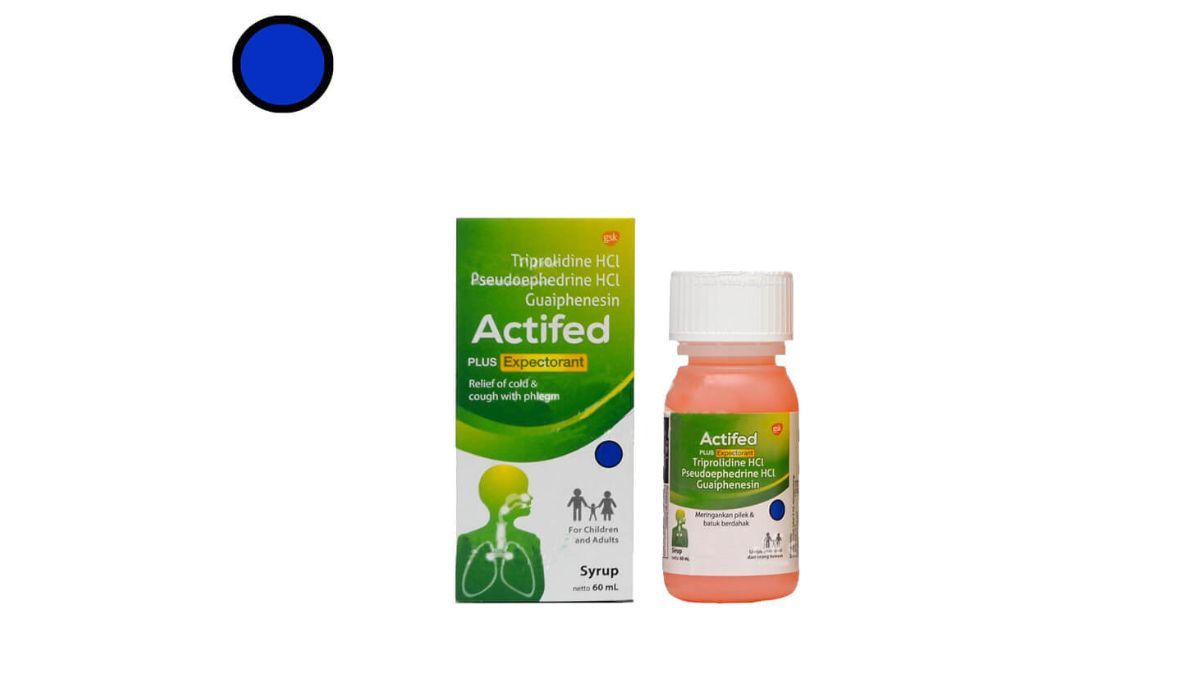 Actifed Hijau Plus Expectorant Sirup 60ml