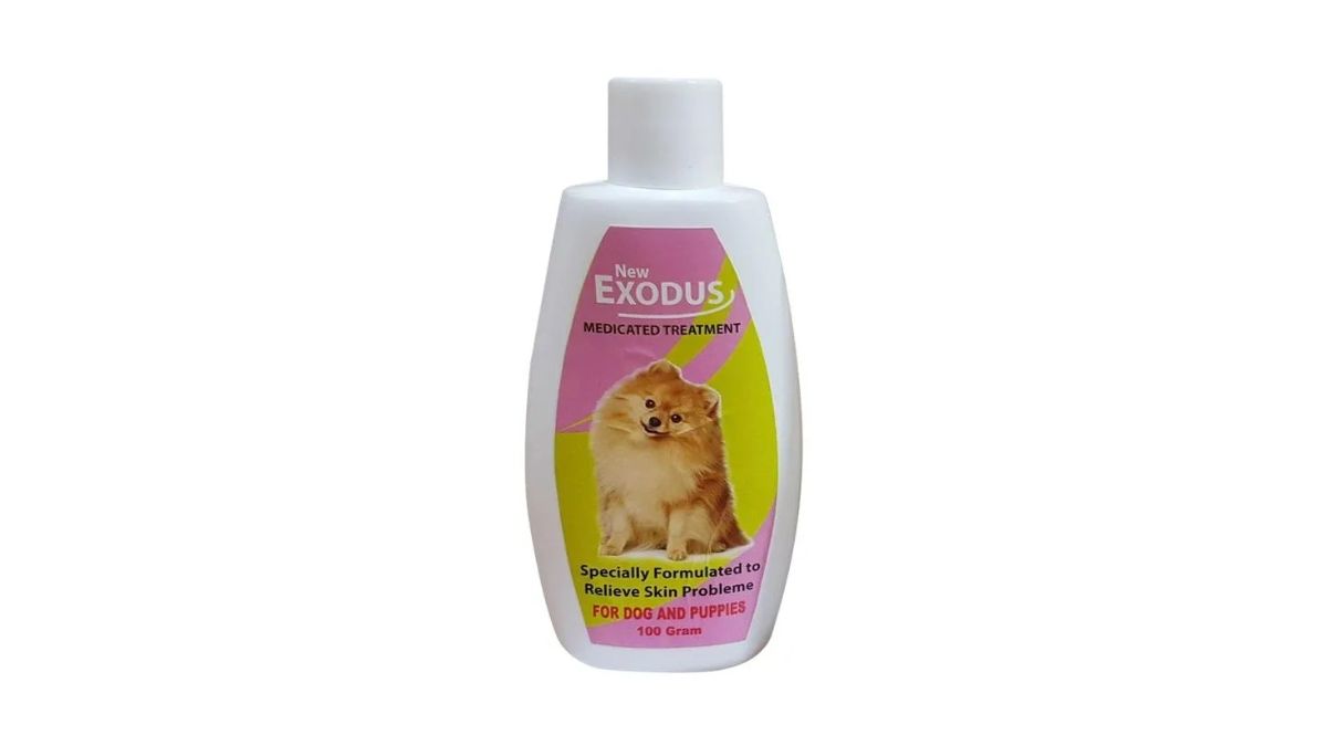 7. Bedak Anjing Anti Kutu Exodus Dog