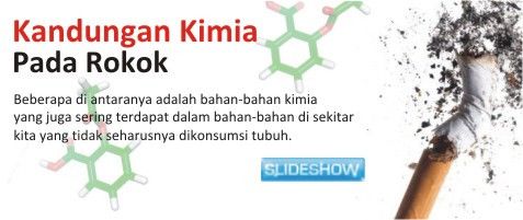 Kandungan Kimia Pada Rokok