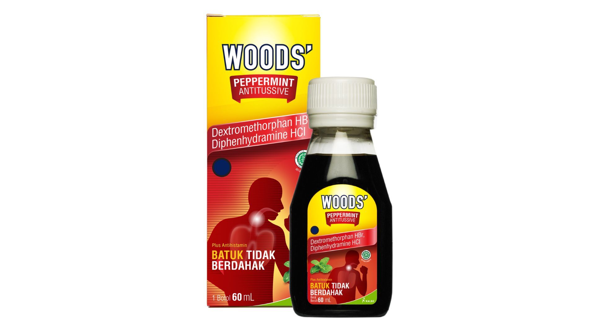 Woods Peppermint Antitussive 60 mL -  Manfaat, Dosis, dan Efek Samping