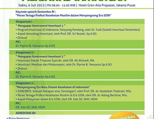 Simposium PROKAMI - 'Menata Diri Menjawab Tantangan'