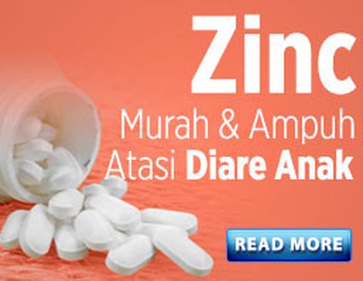 Zink, Murah dan Ampuh Atasi Diare Anak