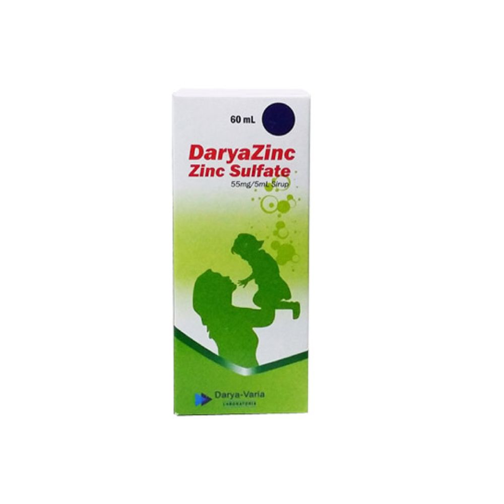 Daryazinc 55 mg/5 mL Sirup 60 mL