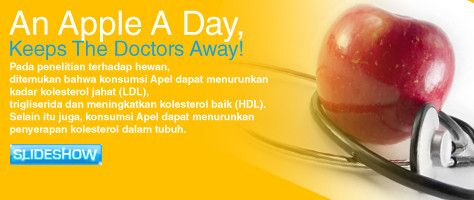 An Apple A Day, Keeps The Doctors Away!