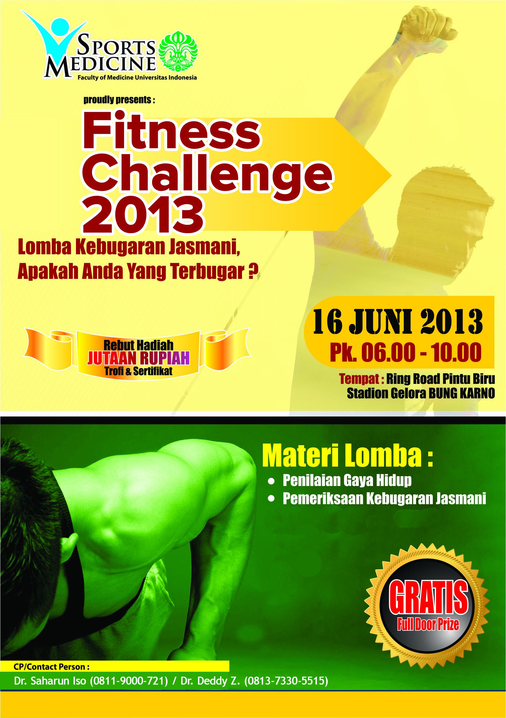 FKUI Proudly Presents: Fitness Challenge 2013