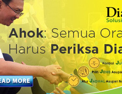 Ahok: Semua Orang Harus Periksa Diabetes!