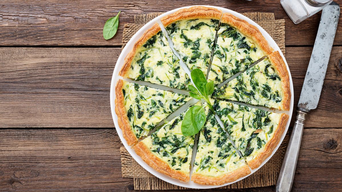 Kue Bayam dengan Keju